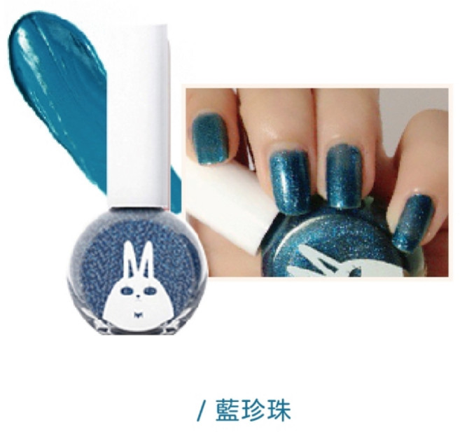 Recipebox 兒童彩妝禮盒套組 豪華版A 溫和潔顏慕斯 兒童面膜 可撕指甲油 護唇膏 腮紅 香水噴霧, 1個, 天空藍,藍珍珠
