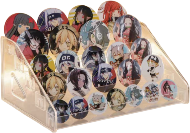 포근상점 메달 보관 코인 뱃지 거치대 보관함, 5단, 투명