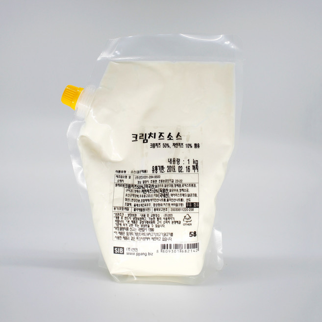 선인 크림치즈소스 1kg/ 냉장, 1개
