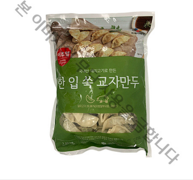 이츠웰 한입쏙교자만두 (우리밀/무항생제/13.5g*100입), 1개, 1.35kg