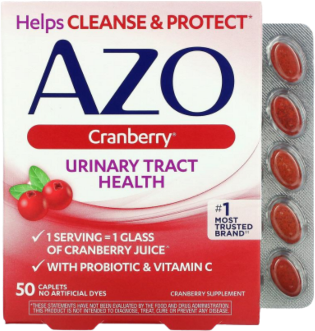 Azo 크랜베리 유리너리 트랙트 헬스 소프트젤, 50정, 1개