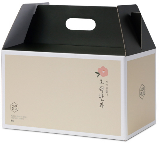 서해한과 오색 유과 9팩 선물세트, 1.05kg