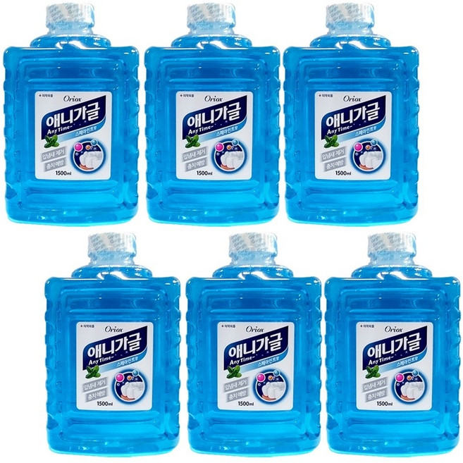 오릭스 애니가글 대용량 구강청결제, 1.5L, 18개