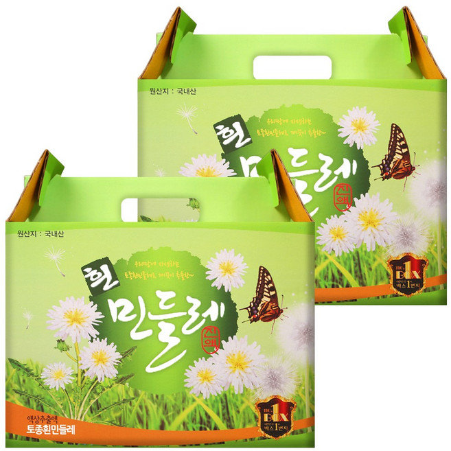 건강중심 흰민들레즙 엑기스, 120개, 100ml