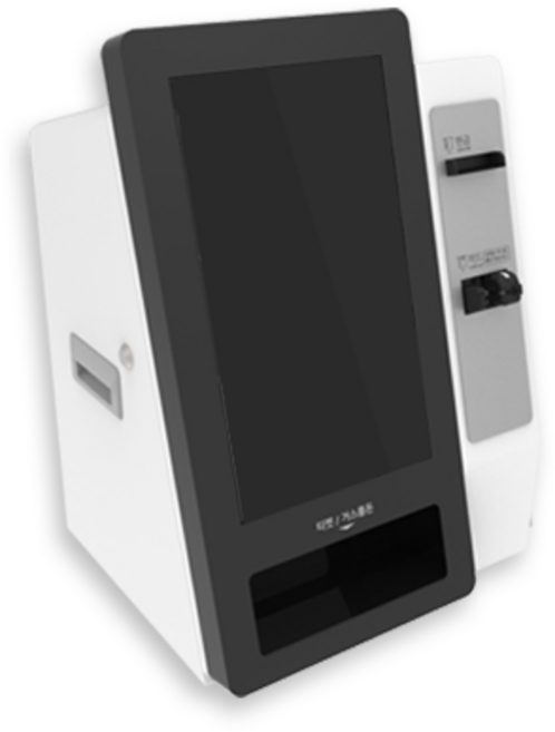 [신성 I&C] 나이스 스마트 K2 키오스크 (21인치) SMART-K2 (카드 & 현금 겸용), 스탠드형(하단스탠드 추가), 제주 도서, 1개