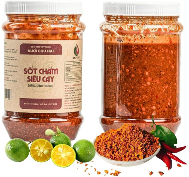 무오이 추하이 - 삼촌 하이 u2019s 프리미엄 칠리 마늘 소스: 베트남산 매운 핫소스 요리용 고추와 소금 블렌드 u2013 면 단백질 채소 등에 맛있음 (매우 매운맛), Extreme Spicy, 16 Ounce (Pack of 1), 1