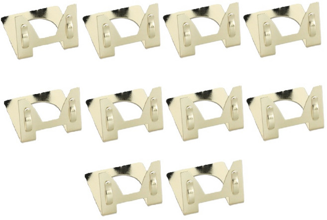 애니모어 L홀더 쇼클립 메모꽂이 pop 가격표 스탠드, 10개, 골드