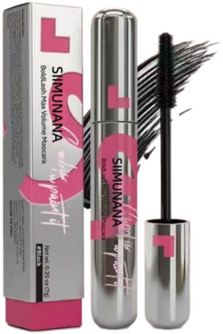 濃黑電眼睫毛膏 纖長捲翹濃防水不暈染 Mascara, 1個, 01