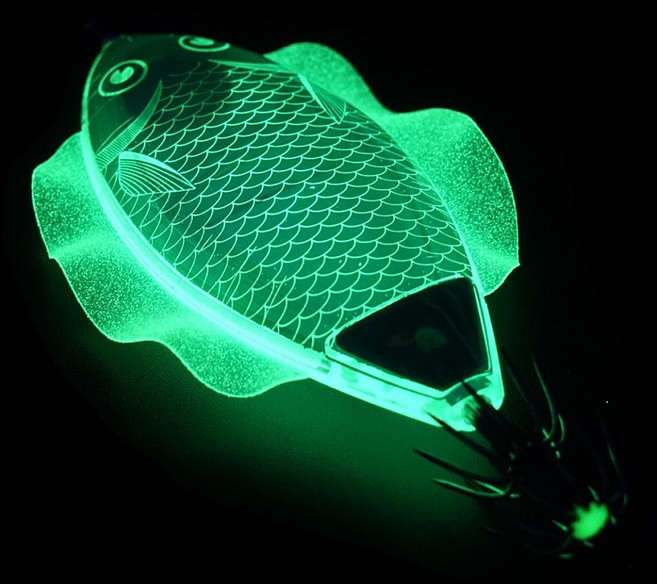 파란낚시 써모랩 수평 축광 납작이 수평에기 루어에기 국내생산 정품 신상품, 1개