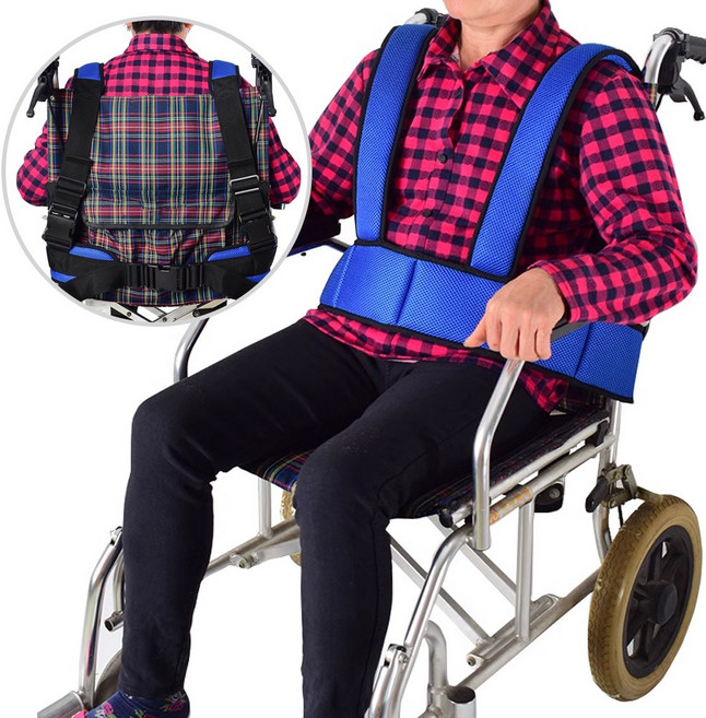 아띠꼴로 이젠 안전합니다 휠체어 낙상방지 보조 안전벨트 허리띠, 1개