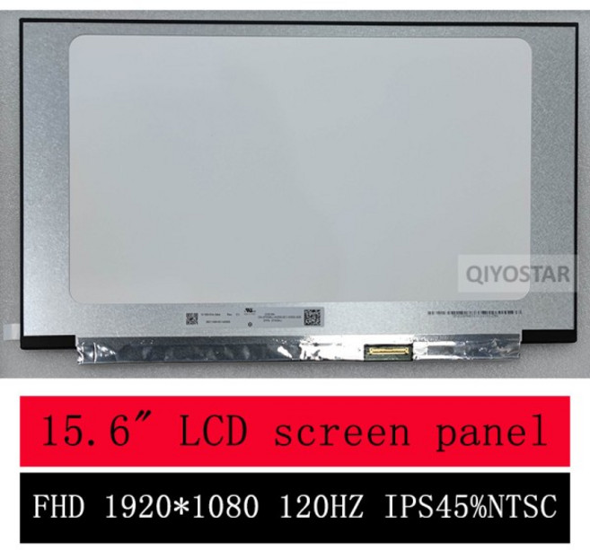 Lenovo 호환 Ideapad Gaming 3 15ARH05 노트북 lcd 스크린 패널 디스플레이 교체 용 15.6 인치슬림 LED 매, 01 빠른, 01 120HZ 40PINS