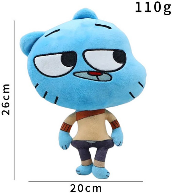 14세이상 엄청난 세계의 검볼 봉제 인형 플러시 다윈 아나이스 리차드, Gumball