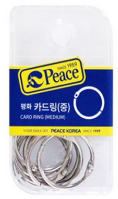 피스코리아 카드링 행거용, 19mm, 1개