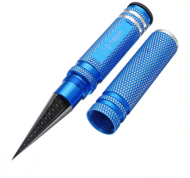 핸드리머 0-14mm 고급형 송곳 센터펀치 홀작업 구멍작업 리머 다용도, 1개