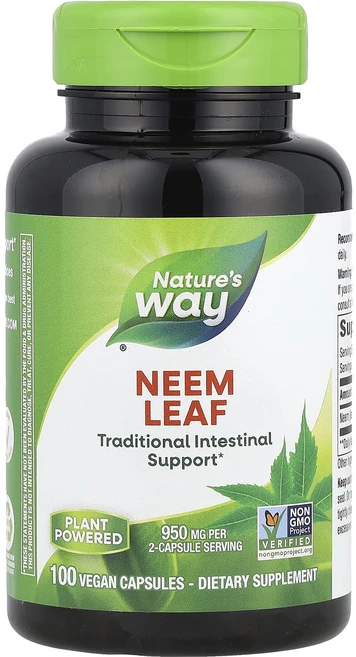 Nature's Way 님 잎 950mg 베지 캡슐 100정(캡슐 1정당 475mg), NaturesWay님잎950mg베지캡슐100정캡슐1정당, 1개, 100정 - 쿠팡