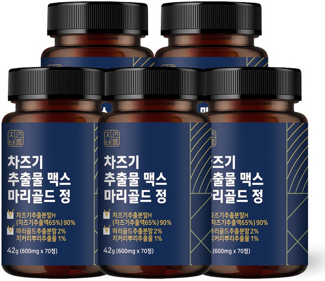 자연바름 루테올린 차즈기 추출물 국내산 차조기 추출분말 정, 70정, 5개