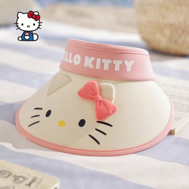 헬로키티 UV차단 입체 페이스 썬캡/선캡 모자 UV차단모자