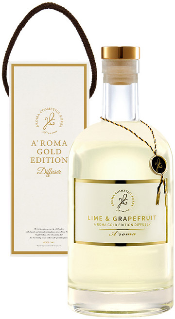 에이로마 골드에디션 대용량 디퓨저 1000ml, 레몬그라스, 1개