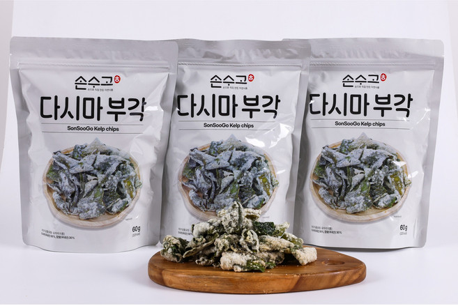 손수고 다시마부각, 3개, 60g