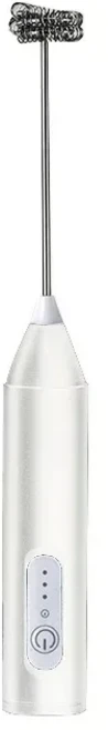 무선 전기 우유 Frothers USB 3 속도 휴대용 거품기 커피 카푸치노 폼 메이커 털 미니 블렌더, 01 white - 쿠팡