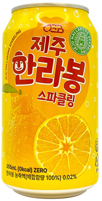 제주 한라봉 스파클링, 355ml, 24개