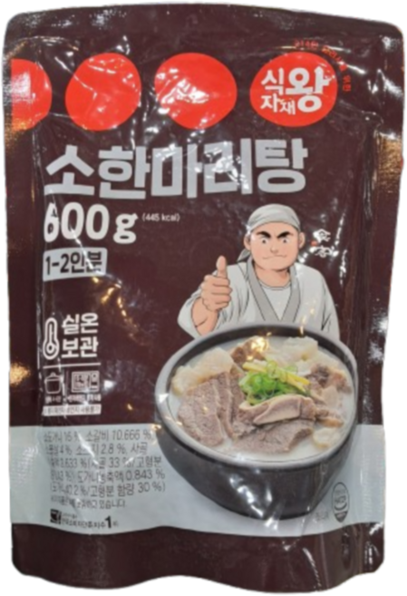 바이오푸드몰_식자재왕 소한마리탕, 18개, 600g