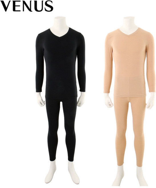 비너스 남자내복 !!특가행사!! 일상 선물 신축성 좋은 극세사 스판 남성 내의 내복 세트 ( 95 100 105 110 ) VMV9506 VMP9506 애플