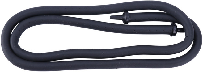 어항용 유연 고무 튜브 벽 에어 커튼 산소 확산기, 검은, 흑색의