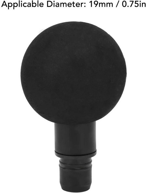 마사지건 볼 교체 마사지기 부착 신체 근육 이완 엉덩이 허벅지 종아리 마사지 도구 구경, 2) 5cm small ball head, Color: 1. 5cm small ball head