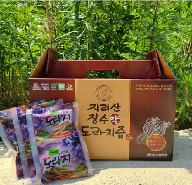 지리산 장수 약도라지 도라지즙 도라지배즙, 100g, 60개