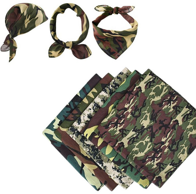 디엠몰 반다나 레트로 밀리터리 면스카프