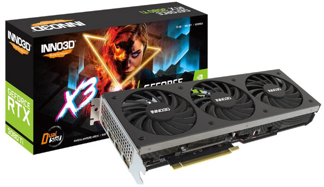 [중고] INNO3D 지포스 RTX 3080 Ti D6X 12GB X3