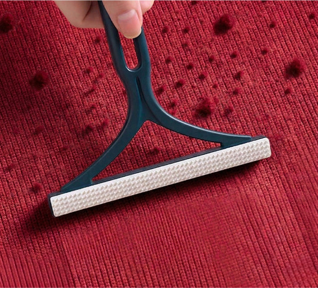 살림채움 수동 보풀 제거기 옷 먼지 털 제거기, 1개, 딥네이비