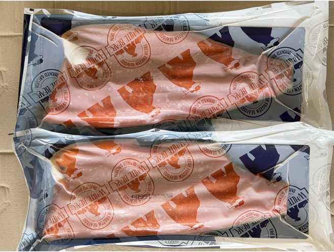 코호 연어 5-7미 9kg 칠레산 냉동 훈제연어, 1개