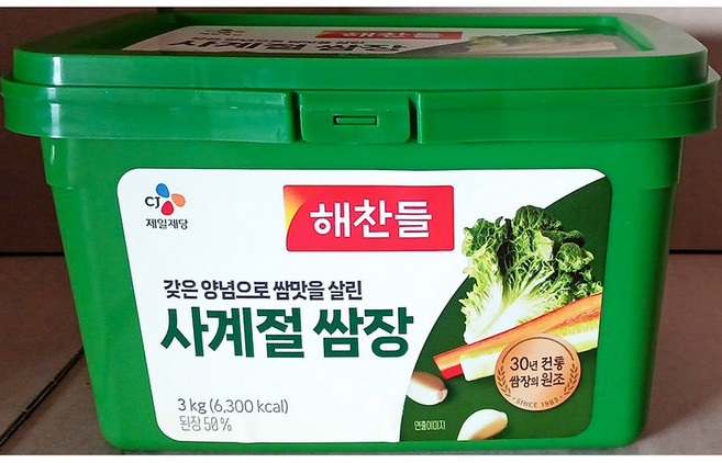 해찬들 사계절쌈장 3k, 3kg, 1개