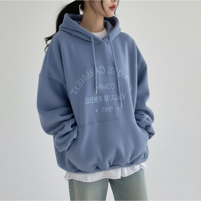 남녀공용 스탠다드 후드티