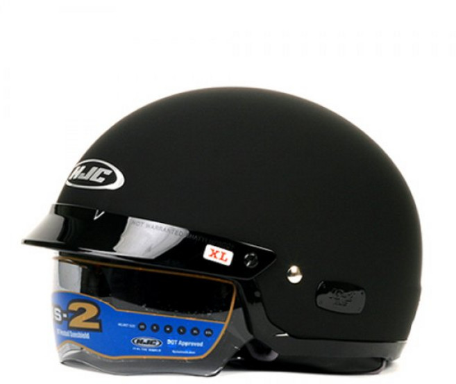홍진 HJC 헬멧 IS-2 시리즈 하프페이스 반모 심플한 안전모 무광블랙, L