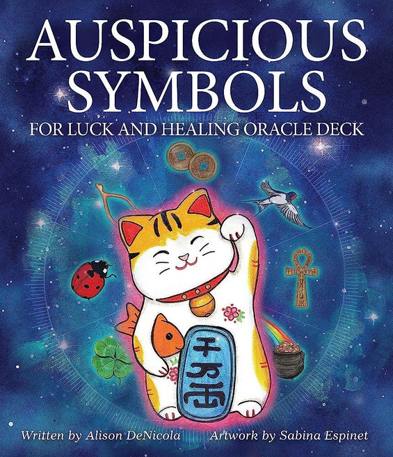 Auspicious Symbols for Luck and Healing Oracle Deck 378423, Auspicious Symbols for Luck an