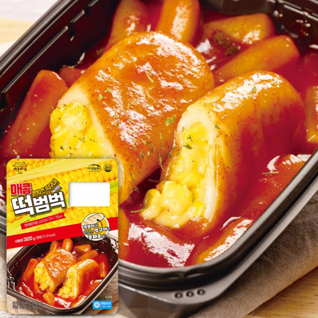 [서울마님] 떡범벅 매콤 콘치즈 320g, 1개