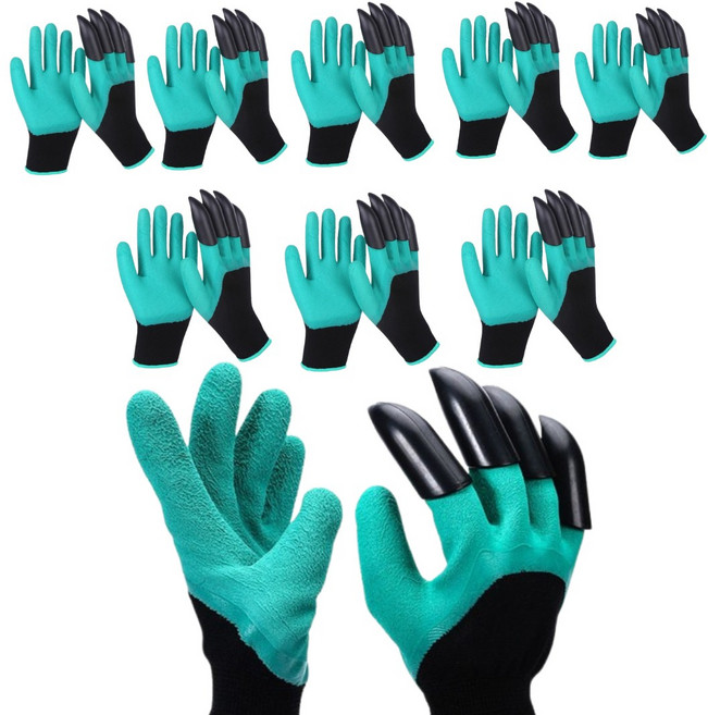 캐쉬템 텃밭 땅파기 화단 꽃심기 가꾸기 호미장갑 원예용 한손 장갑, 8개