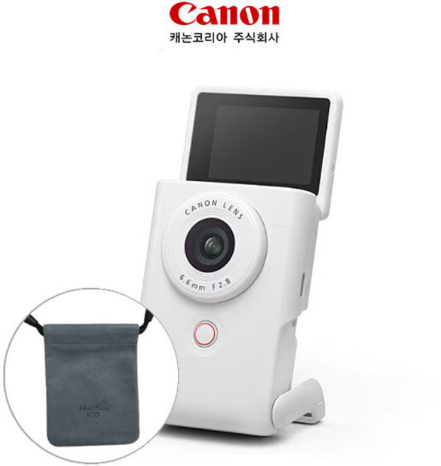 캐논 PowerShot V10 + 정품케이스 -화이트 (럭키박스행사중)-ISK