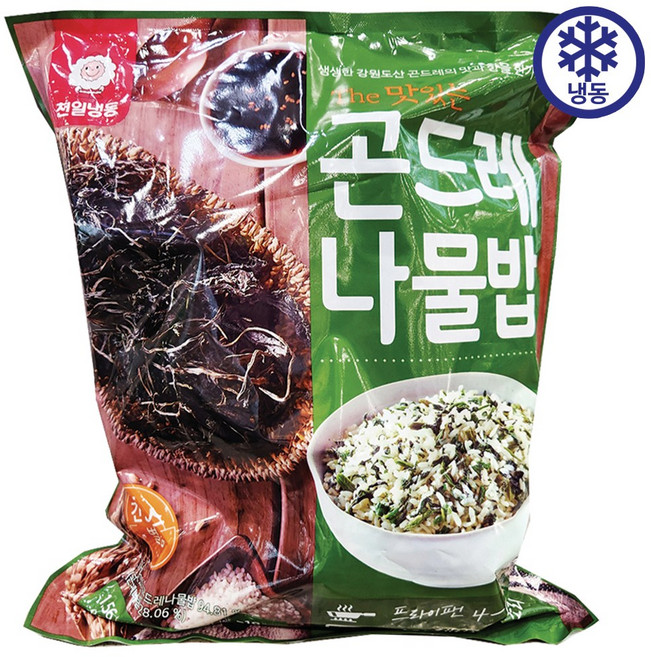 [트레이더스] 천일 더맛있는 곤드레나물밥 1.56KG 5입 아이스박스(아이스팩포함), 1개