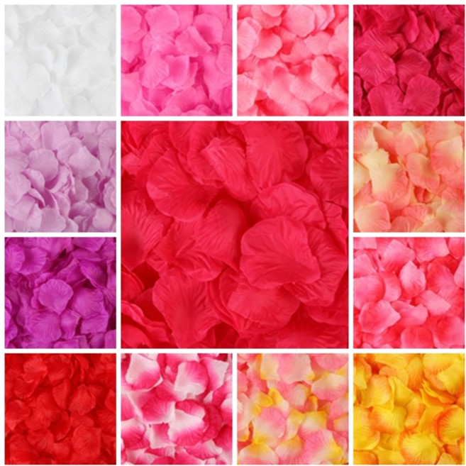 파티지엥 콘페티 컨페티 종이 결혼식 꽃가루 조화 장미 꽃잎, (꽃)5.로즈-100p