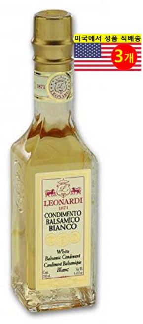 FIAHNG 이태리 전통 모데나 레오나르디 화이트 발사믹 식초 250ml 1개, 3개