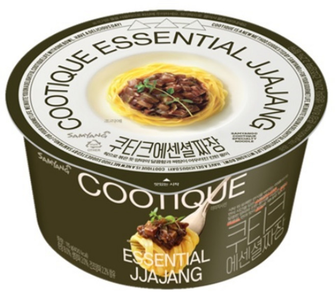 삼양 쿠티크에센셜짜장 컵라면 115g, 6개