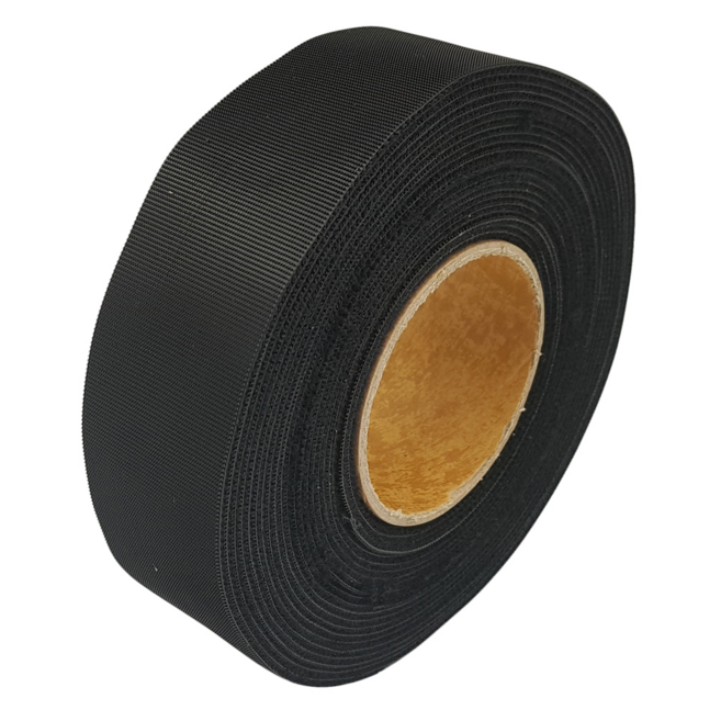 폭 5cm 국산 잘라쓰는 전선정리 암수한몸 양면벨크로타이 검정색 슬림형, 10미터 1롤, 1개