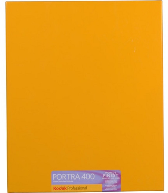 Kodak portra400 8x10專業彩色負片10張裝 色彩自然柔和, 1個