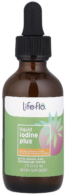 라이프플로 액상 요오드 플러스 Liquid Iodine Plus 네추럴 오렌지맛 59ml, 1개