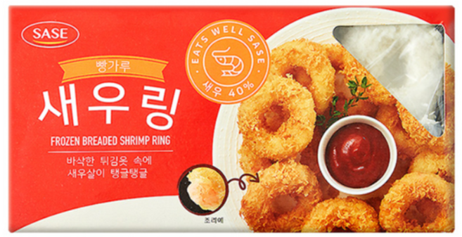 사세 빵가루새우링 736, 8.832kg, 7박스