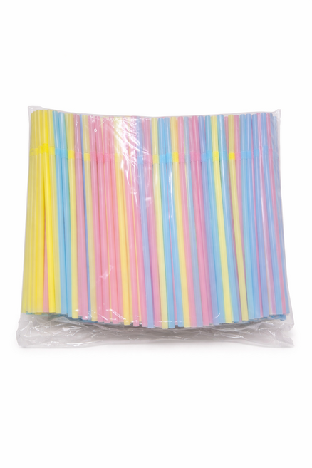 자바라 컬러 롱빨대 벌크포장 일회용 빨대 카페용 칼라, 1개, 400개